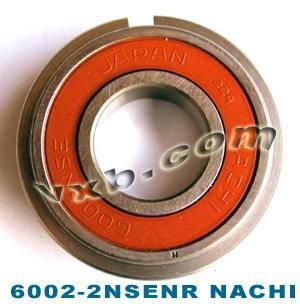 6002-2NSENR Nachi Bearing 15x32x9 Sealed C3 Snap Ring Bearings - VXB Ball Bearings