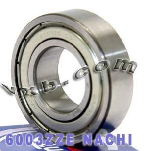 6003ZZE Nachi Bearing Shielded C3 Japan 17x35x10 - VXB Ball Bearings