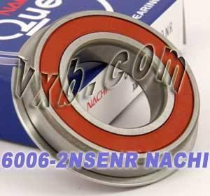 6006-2NSENR Nachi Bearing Sealed C3 Snap Ring 30x55x13 Bearings - VXB Ball Bearings