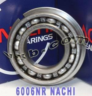 6006NR Nachi Bearing Open C3 Snap Ring Japan 30x55x13 - VXB Ball Bearings