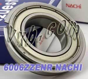 6006ZZENR Nachi Bearing Shielded C3 Snap Ring Japan 30x55x13 Bearings - VXB Ball Bearings