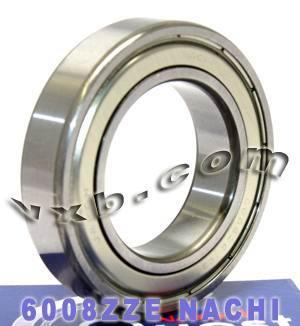 6008ZZE Nachi Bearing 40x68x15 Shielded C3 Japan - VXB Ball Bearings