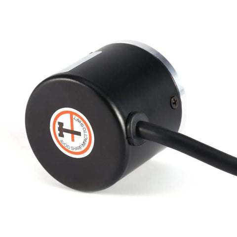 Back view of Incremental Rotary Encoder 600PPR Optical Encoder With 6mm Shaft 5V To 24V Wide Voltage Range AB Two Phase Output