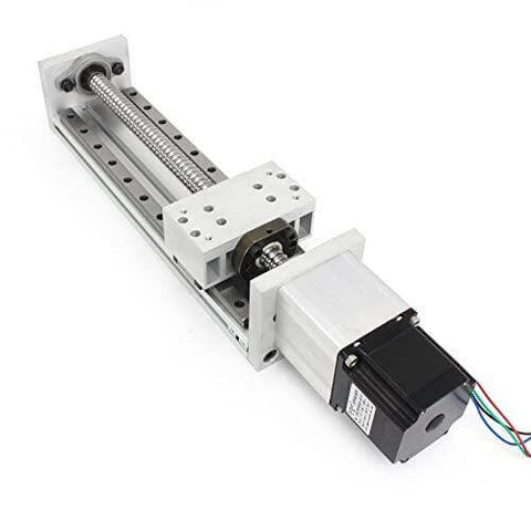 600mm Stroke CNC Linear Stage Motion Actuator X Y Z Axis Linear Slide Rail Aluminum Alloy Cross Sliding Table Linear Rail Guide SFU1605 Ballscrew+Nema23 57 Stepper Motor for CNC