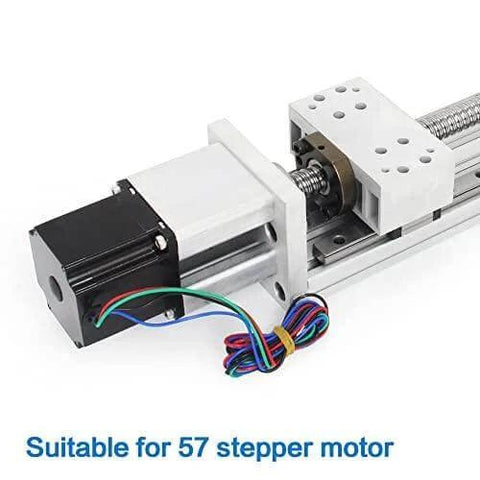 600mm Stroke CNC Linear Stage Motion Actuator X Y Z Axis Linear Slide Rail Aluminum Alloy Cross Sliding Table Linear Rail Guide SFU1605 Ballscrew+Nema23 57 Stepper Motor for CNC