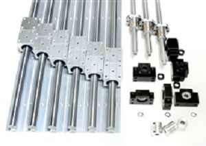 600mm x 1000mm CNC Router Ball Screw Kit 20mm Rails and BallScrews XYZ Travel 37 x 21 x9 inch - VXB Ball Bearings