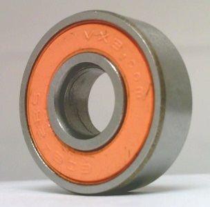 608-2RS 8x22x7 Bearing :Black Seals:Greased:Low Friction - VXB Ball Bearings