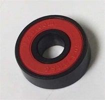 608-2RS Fidget Hand Spinner Black Bearing - Bronze Cage & red Seals