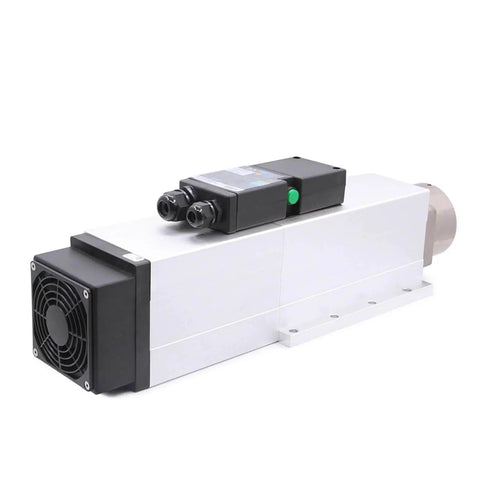 6.0KW ATC Air Cooled Spindle ISO30 With Automatic Tool Change for CNC Milling, dual voltage, featuring ceramic bearings, side view