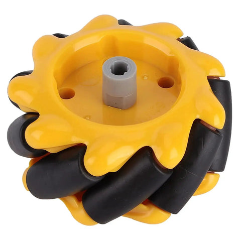 Mecanum Wheel for Geared Motors 60mm Robot Car Wheel With Rubber Coating for Omnidirectional Movement Left Right Translation and Drift