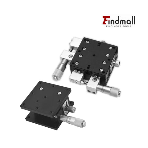 ✝️ 60 X 60mm XYZ Linear Stage 3 Axis Manual Linear Stage XYZ Sliding Platform Trimming Bearing Tuning Platform Sliding Table
