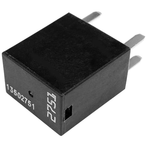 Three Pack 12V 30A 40A 5 Pin SPDT Automotive Relay Set For GM Vehicles Including Fuel Pump, Cooling Fan, AC Compressor And High Current Electrical Systems.