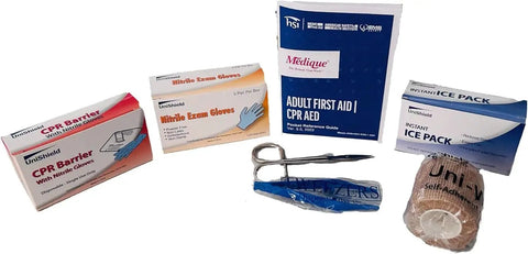 First Aid Refill Medications Without Cabinet For Emergency Preparedness Class B Exceeds OSHA ANSI Z308.1 2015 Standards
