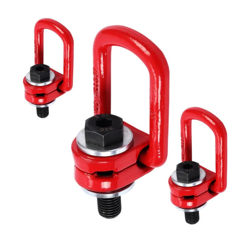 Side Pull Swivel Hoist Ring With 360 Degree Rotation For Flexible Angles, Universal Lifting Point For Mold Handling, High Strength G80 Material