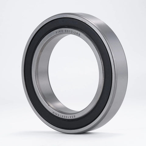 XiKe 6013-2RS double rubber seal bearing, 65x100x18 mm, steel with black seals