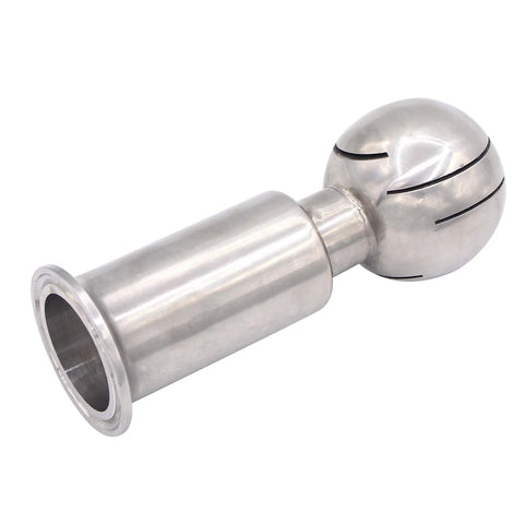 DERNORD rotary spray ball CIP tank cleaner, 1.5 in tri-clamp, stainless steel 304, 360° spray