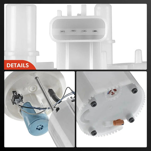 Close-up of Drop In Electric Fuel Pump Assembly With Sending Unit For Ford F150 2009 to 2014 With V6 3 7L And V8 4 6L 5 0L 5 4L Engines Replaces 9L3Z 9H307E