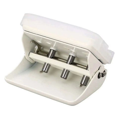 3 Hole Punch Handheld Metal Round Punch For Do It Yourself Binders Notebooks And Scrapbooks, 5 Sheet Capacity, compact design