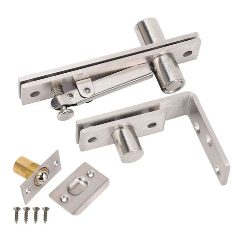 Beefy Heavy Duty Wood Door Pivot Hinge With 300 Lbs Load Bearing Stainless Steel Hidden Door Hinge hardware components