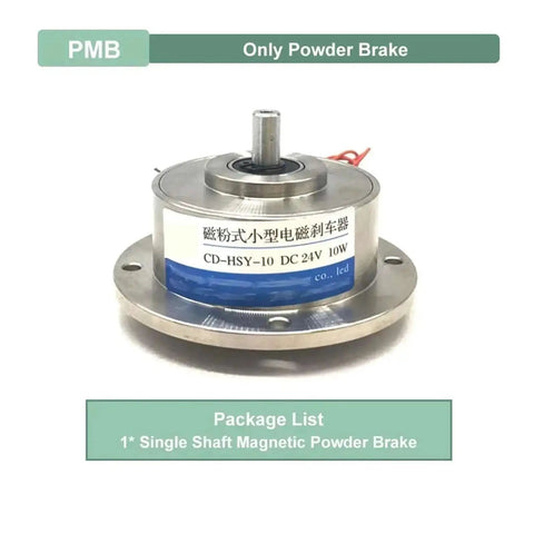 Micro Magnetic Powder Brake Clutch For Industrial Motors Heavy Duty 1800 RPM 0.5 To 10 Nm Torque And 0.05 To 1 Kg Load Capacity