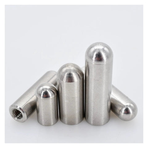 304 Stainless Steel Internal Thread Dowel Pin With Female Thread For Alignment And Connection, various sizes displayed