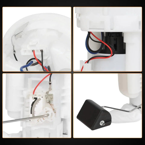 Close-up of Lexus ES350, Toyota Avalon and Camry fuel pump assembly with sending unit SP9036M SP9161M for 2005-2012 V6 3.5L models.