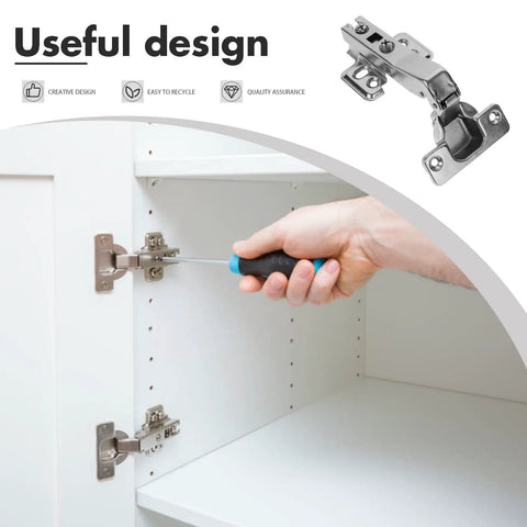 Installing soft close 45 degree cabinet door hinges for corner cabinets Balacoo heavy duty metal wardrobe hinges with damping