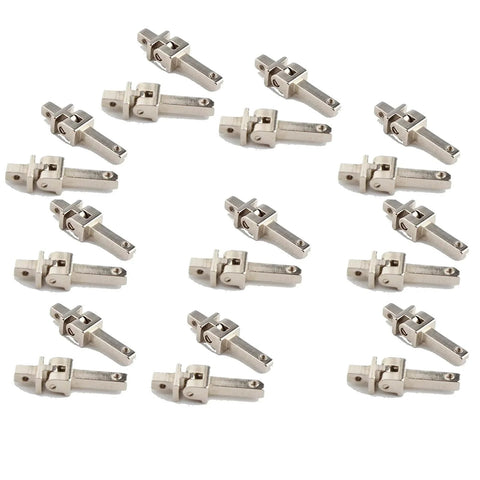 10 Sets Replacement Eyewear Hinges For Glasses And Sunglasses With Spring Hinges Alloy Silver Tone Easy Install Non Fading Ergonomic Design