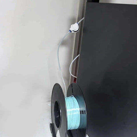 Manual Filament Feeder Adapter For BambuLab P1P P1S X1 X1C A1 AMS Lite Dryer Box with external spool support