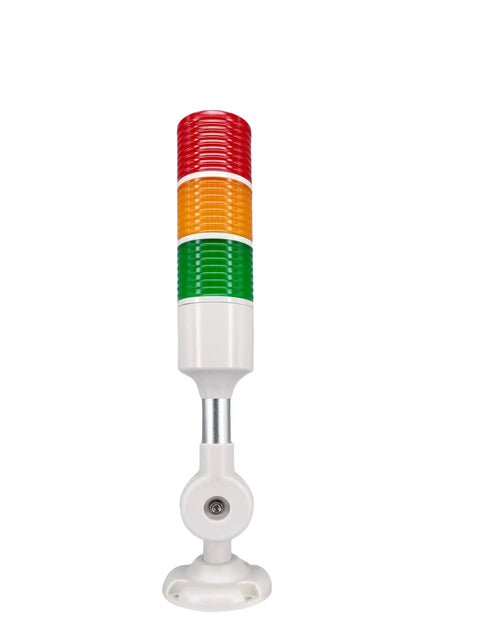 LED Warning Lights Multi Layer Industrial Signal Light with tri color red yellow green indicators, audible and visual alarm for machinery
