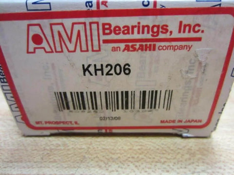 Box of KH206 eccentric collar bearing insert from AMI Bearings, Inc. featuring the Single KH206-30 Narrow Inner-Ring Eccentric Collar.
