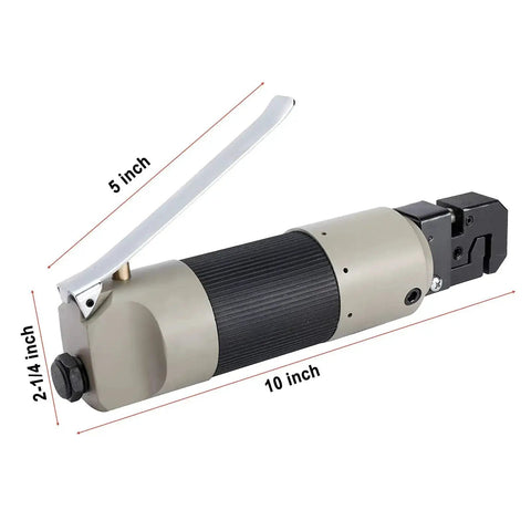 Side view of 2 In 1 Hole Punch And Flange Tool For Auto Body Repair And Sheet Metal Flanging Patch Panel Installation, showing size dimensions.
