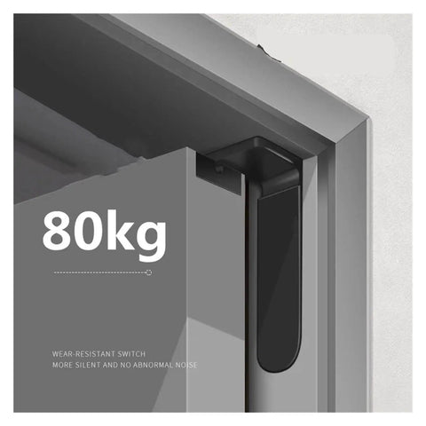 Hidden Stainless Steel Door Hinge For Wood Doors, Adjustable Invisible Pivot, Concealed Pivoting Hinge, 80kg weight capacity