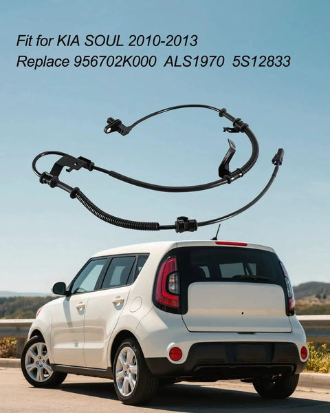 ABS wheel speed sensor harness for Kia Soul 2010–2013; front left and front right wheels