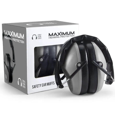 34 dB NRR Hearing Protection Ear Muffs For Loud Events And Sensory Use Ultra Slim And Lightweight Design For All Day Comfort Yet Durable Grey