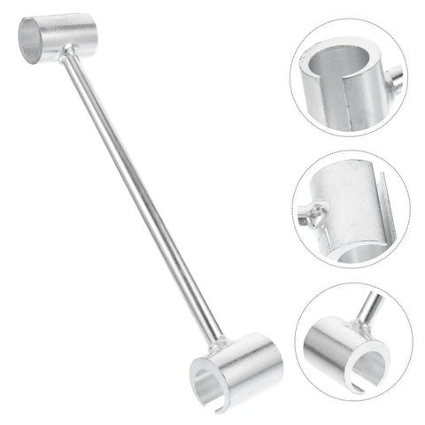 Pro Grade Heavy Duty Adjustable Door Hinge Repair Tool With Precision Hinge Adjustment Wrench in stainless steel, multiple views