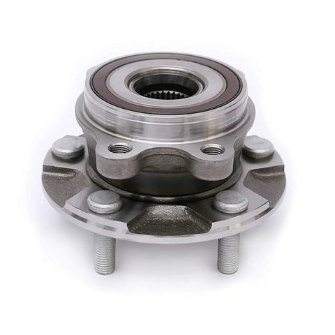 Front view of Front Wheel Bearing Hub Assembly Fits Scion Tc 2011 To 2014 And Toyota RAV4 2006 To 2017 5 Lug Front Left Or Right