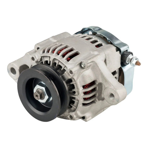 35 Amp 12 Volt One Wire Chevy Mini Alternator Replacement 12180N Compatible With And0525 V1 Pulley CW Rotation IR IF Design OE Quality Tested