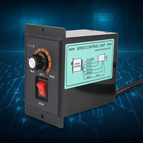 High Precision PWM Variable Frequency Motor Speed Controller 220V AC 50 60Hz Quick Response 400W unit front view