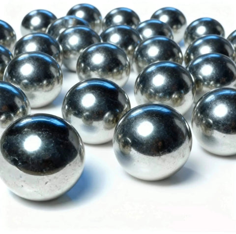 50 X 61 Caliber Aluminum Balls for Self Defense and Target Practice, 5.2 Grams .61 Cal Alu Balls Compatible with Byrna CL Compact Only