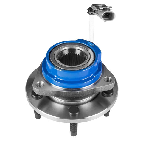 Front Wheel Hub Bearing Assembly With ABS Fits GM Vehicles Impala Monte Carlo Venture Bonneville Grand Prix Trans Sport Saturn Five Lug 1 Piece Direct Replacement For GM Front Axle Hub