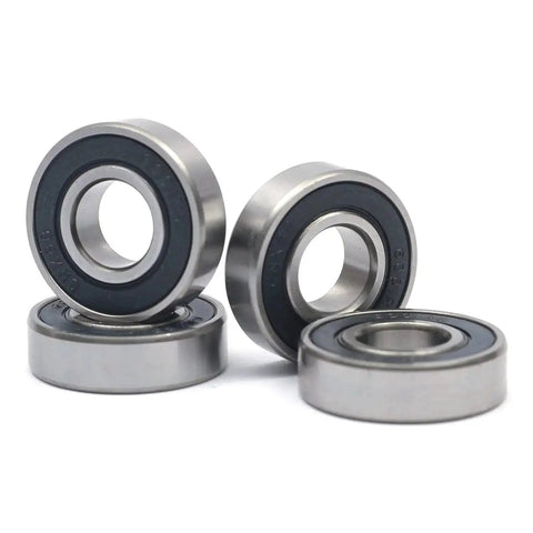 10 Pcs 6001 2RS Deep Groove Ball Bearings 12x28x8mm Double Rubber Sealed Pre Lubricated for Precision Machines Robotics CNC