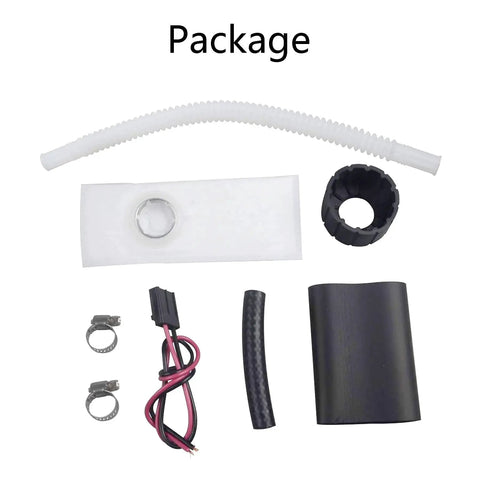 255 LPH High Flow Electric Fuel Pump Replacement With Installation Kits For Cars And Trucks Direct Replacement components