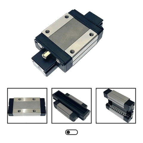 Miniature Linear Rail Kit With MGN9C Carriage For 3D Printers And CNC Machines, 100Mm To 1000Mm Rails, Includes MGN-C And MGN-H Slide Carriages
