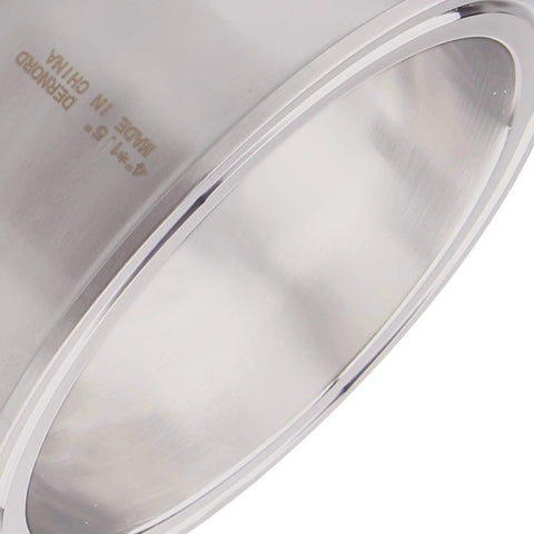 Stainless steel tri-clamp bowl reducer sanitary fitting, 4 in × 1.5 in, 304 grade, DERNORD.