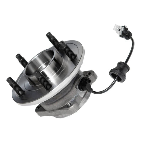 OEM Quality Rear Wheel Bearing And Hub Assembly With ABS For 2007-2009 Chevy Equinox, 5 Stud Hub Replacement, product close-up view
