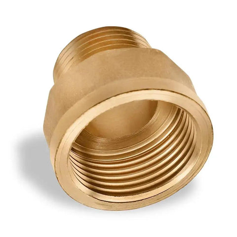Brass Adapter Nipple Three Quarters Inch Male To One Inch Female Pipe Fitting NPT Connector For Plumbing Durable Tight Sealing