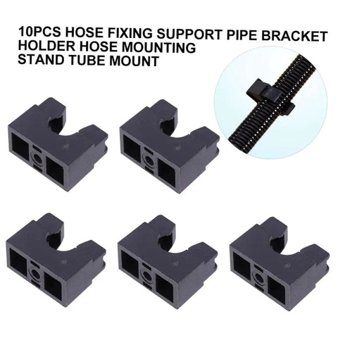 Deep Cradle Hose Holder Kit For Aquarium Tubing 10 Pieces Pipe Brackets Mounting