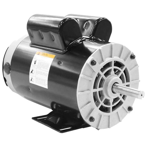 Beefed-Up 3.7HP 56 Frame Air Compressor Motor For 230V Single Phase Industrial-Grade Replaces 5HP SPL Motors Rated 15–17 Amps