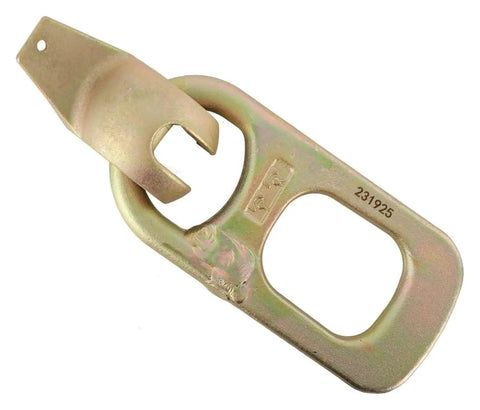10 Pcs Lifting Ring For Precast Concrete Lifting Clutch 1T To 1.3T Ring, steel construction, gold finish, single clutch device.